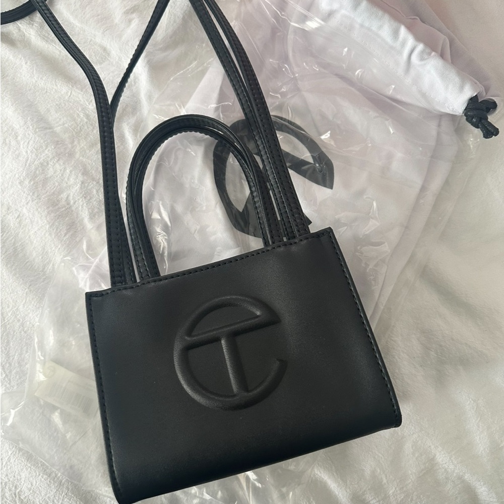 New Small Black Telfar w/ Dust Bag - Picture 3 of 5